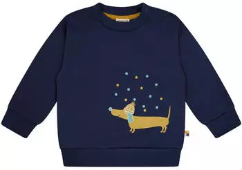 loud + proud Sweatshirt mit Druckmotiv aus Bio-Baumwolle GOTS-zertifiziert (1201) ultramarine