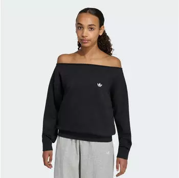 Adidas Boyfriend Crew Oversize Sweatshirt (KR3481) black