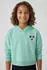Name It NKFTARA LS Crop RLX SWE Kapuzensweatshirt Relaxed Fit (13252322) pool blue
