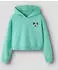 Name It NKFTARA LS Crop RLX SWE Kapuzensweatshirt Relaxed Fit (13252322) pool blue