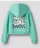 Name It NKFTARA LS Crop RLX SWE Kapuzensweatshirt Relaxed Fit (13252322) pool blue