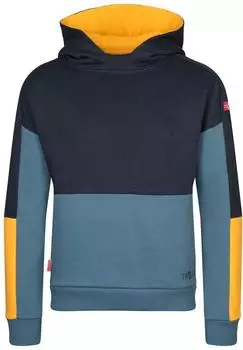 Trollkids Kids Rondane Hoodie black/steel blue