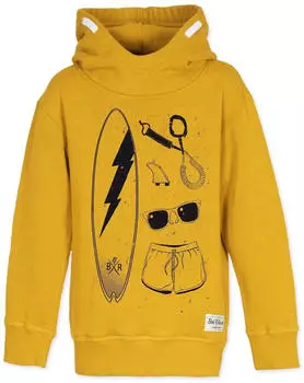 Band of Rascals Einfarbiger Kapuzenpullover aus Bio-Baumwolle (HS0037418) mustard