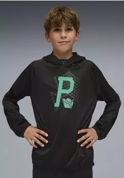 Puma Active Sports Lightweight Poly Hoodie B Regular Fit (691757) puma black