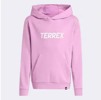 Adidas Terrex K MT Logo HD Kapuzensweatshirt (KA4893) preloved lila/orchidee/wei&szlig;