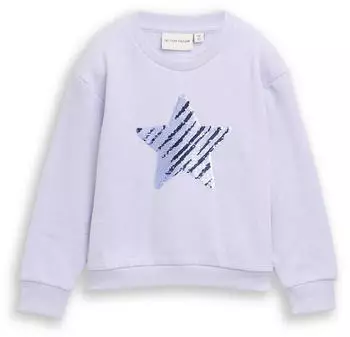 Tom Tailor Girls Sweatshirt Regular Fit lavendel/helllila