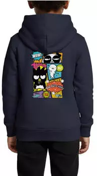 spreadshirt Bad Badtz-Maru Mit Freunden Im Comic Stil Kinder Premium Hoodie navy
