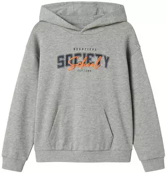 Name It Nkmlucas Ls RLX Sweat Wh Bru Sweatshirt (13246260) navy/graumeliert/orange