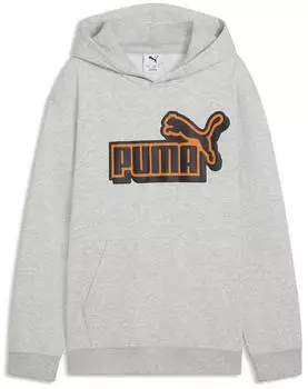 Puma Essentials Logo Lab Relaxed Hoodie honig/grau/schwarz