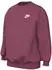 Nike Club Fleece Sweatshirt Loose Fit (FD2923) sweet beet/sweet beet/weiß