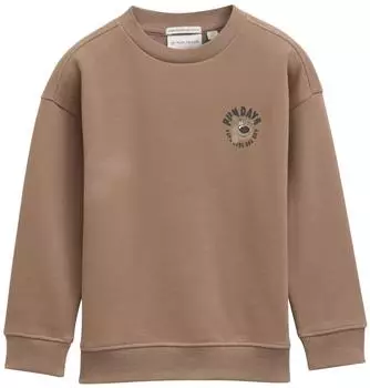 Tom Tailor Sweatshirt Oversized Fit mit Print (1047503) mellow brown