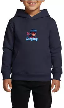 spreadshirt Miraculous Superhelden Kinder Premium Hoodie blau