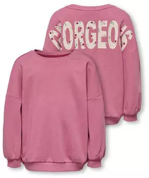 Only KMGGEORGIA LIFE LS PRINT UB SWT NOOS Sweatshirt heather rose