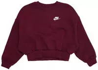 Nike FZ9244-610, NIKE Sportswear Club Fleece Boxy Crewneck Sweatshirt M&auml;dchen...