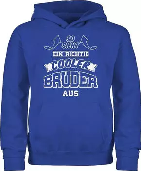 Shirtracer Kids Hoodie Sweatshirt royalblau