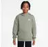 Nike K NSW CLUB FLC HDY LBR Kapuzensweatshirt mit Kängurutasche (FD3000-304) spruce fog/weiß