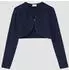 s.Oliver Regular Fit Bolero mit Satinkante (2176028) navy