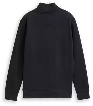 Tom Tailor Sweatjacke mit Print Oversize (1048561) heavy schwarz