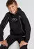 Puma Sport Hoodie FL B Kapuzensweatshirt Regular Fit (688857) schwarz/weiß