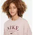 Nike Trend FLC Crew Sweatshirt Regular Fit (FD0885-601) pink oxford