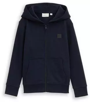 Tom Tailor Sweatjacke mit Print Oversize (1050800) sky captain blue