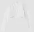 s.Oliver Regular Fit Bolero mit Satinbesatz (2176028) weiß