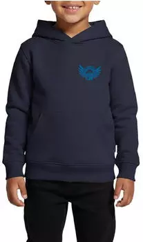 spreadshirt Woodwalkers Film Clearwater High Logo Chest Print Kinder Premium Hoodie (D354563019P654-57013-app1269) navy