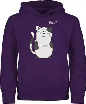 Shirtracer Heart with Horse Head Kinder Hoodie (PV-67144855) lila