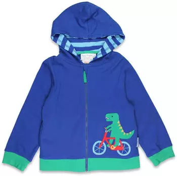 Toby Tiger Kapuzenjacke blau