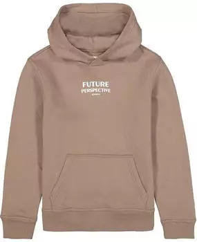Garcia Hoodie mit Print Regular Fit taupe grey