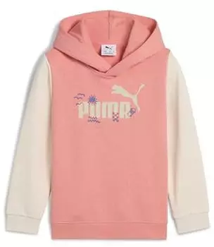 Puma 2 Color No. 1 Logo Short Length Hoodie TR G Sweatshirt (685157) pink fruit