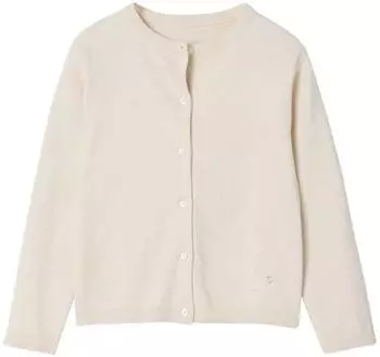 Vertbaudet Basics Strickjacke beige meliert