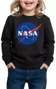 spreadshirt NASA Classic Logo Kinder Premium Pullover (D303642517P1434-45744) schwarz