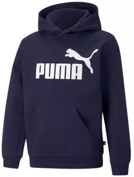 Puma Essentials+ Two-Tone Big Logo Youth Hoodie (586965) peacoat