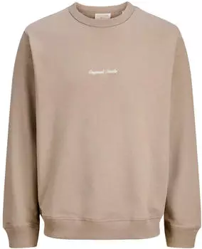 Jack & Jones JORNORREBRO EMB SWEAT CREW NOOS JNR Sweatshirt (12284064) vintage khaki