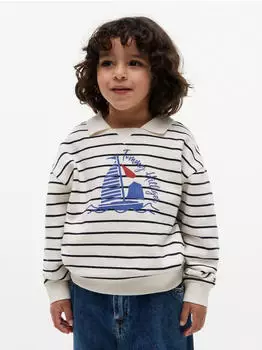 Tommy Hilfiger Sweatshirt mit Print (KB0KB10501C1G005) dunkelblau/weiß