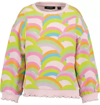 Blue Seven Sweatshirt (957070) azur/gr&uuml;n/orange/rosa