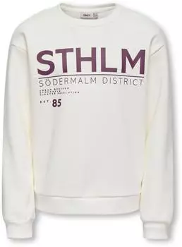 Only KOGZENJA LIFE BOXY Sweatshirt (15358097) egret/sthlm