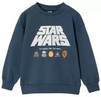Vertbaudet Star Wars Kinder Sweatshirt nachtblau