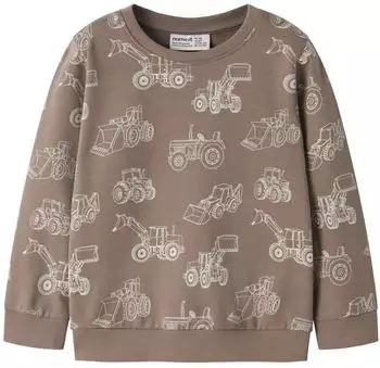 Name It NMMVARON Sweatshirt Regular Fit kitt/braun