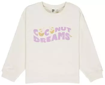 Roxy Morning Hike Brushed RG Sweatshirt (ERGFT04043-WZA0) coconut milk