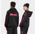 Adidas J FN HD Hoodie Sweatshirt (IK709) black/real magenta