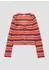 s.Oliver Strickjacke mit Kontraststreifen (2177986) neonorange/ecru/lila