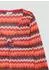 s.Oliver Strickjacke mit Kontraststreifen (2177986) neonorange/ecru/lila
