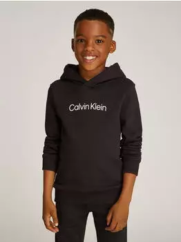 Calvin Klein Logo Regular Terry Hoodie Regular Fit (IU0IU00679) ck schwarz
