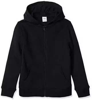 Amazon Essentials Fleece-Kapuzenpullover mit Reißverschluss (BAE50012FL18) schwarz