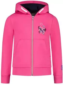 Salt and Pepper Sweatjacke mit Pferde Stickerei und Pailletten (5632018849) shocking pink