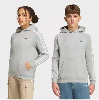 Adidas Graphic Hoodie Oversized Sweatshirt (65460908) medium grau heather/weiß
