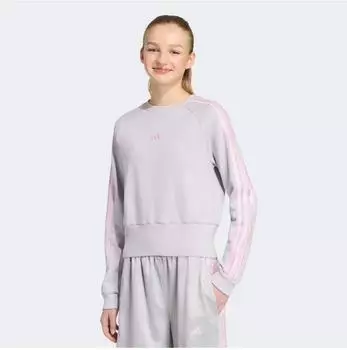 Adidas JG SATIN SWT Sweatshirt (KT2107) lgh solid grau/clear pink