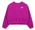 Nike Club Fleece Sweatshirt Loose Fit (FZ9244) hot fuchsia/white